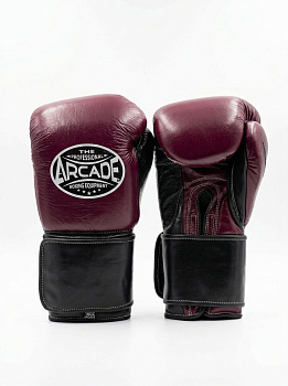 Спаринговочные перчатки Arcade Maroon Black
