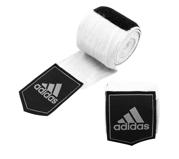 adiBP03 Бинт эластичный Boxing Crepe Bandage белый