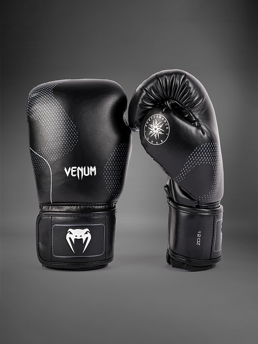 Перчатки боксерские Venum Nexus Black/Silver