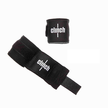 C139 Бинты эластичные Clinch Boxing Crepe Bandage Punch черные