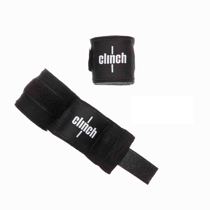 C139 Бинты эластичные Clinch Boxing Crepe Bandage Punch черные