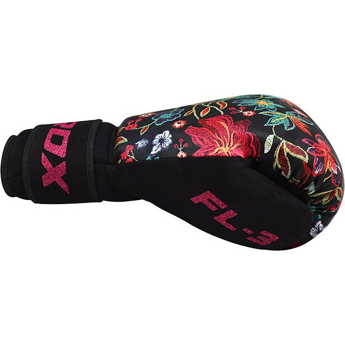 Боксёрские перчатки RDX FL-3 Floral Black