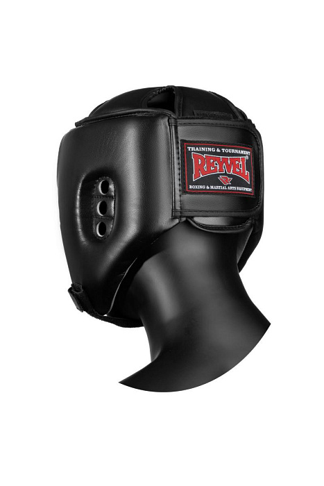 Шлем боксёрский винил черный