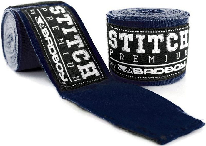 Бинты Bad Boy Stitch Premium Hand Wraps V2 Navy 5m
