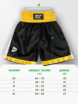 BSP-3775 Боксерские трусы PIPER чёрно-жёлтые