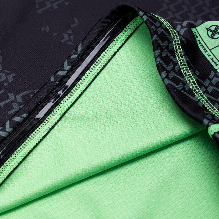 Рашгард с коротким рукавом FIGHTEXPERT COMBAT Black / Green