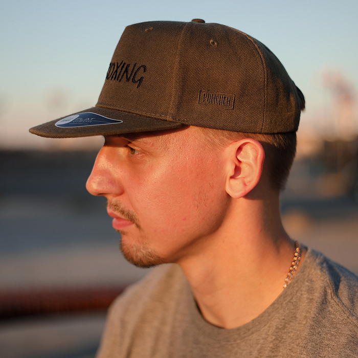 Бейсболка Kickboxing оливковая 