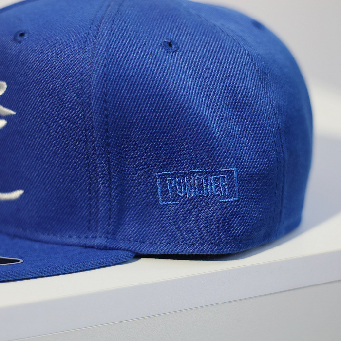 Бейсболка KUDO ярко-синяя