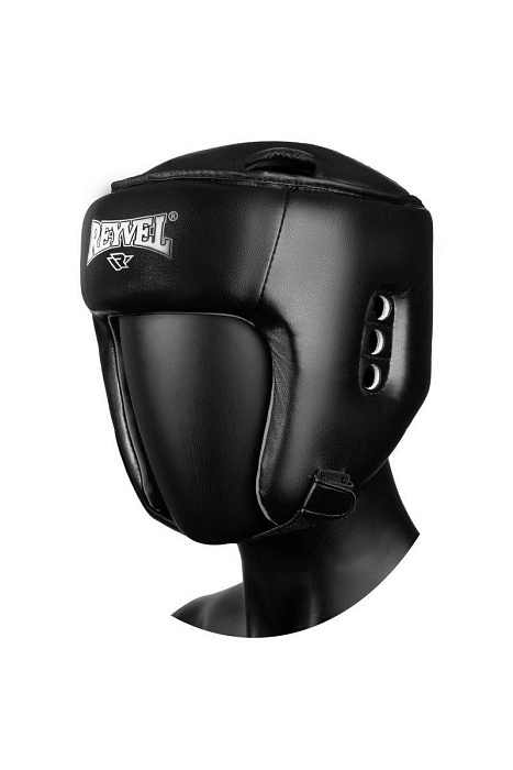 Шлем боксёрский винил черный