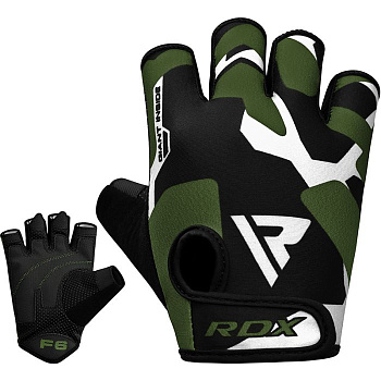 Перчатки RDX Sublimation F6 черн/зел.