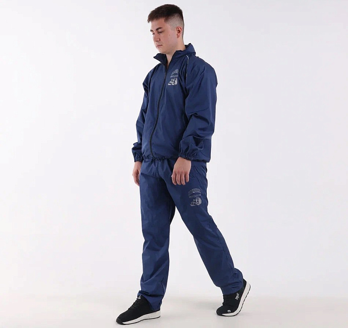 Ветрозащитный костюм темно-синий