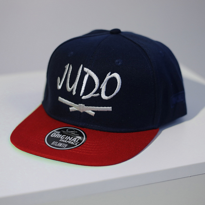 Бейсболка JUDO сине-красная 