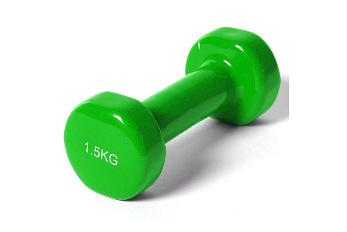 DB400 Гантель виниловая (зеленая)