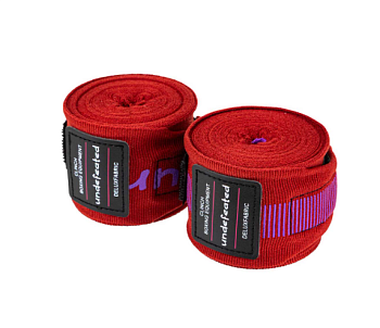 C240 Бинты боксерские Clinch Boxing Hand Wrap Undefeated бордовые