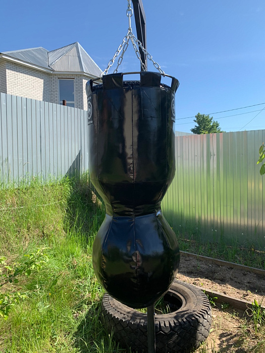 Мешок боксёрский Силуэт приталенный 110х45х30 см (тент)