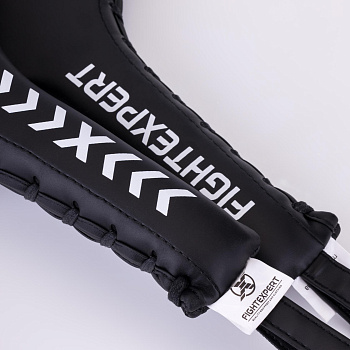 Лапы-ракетки FIGHTEXPERT “TARGET” (полиуретан, Черный) 