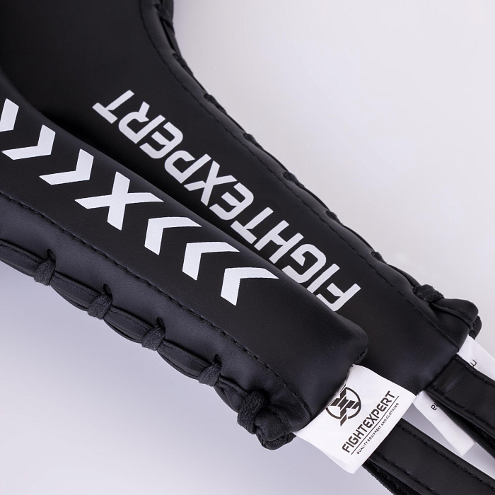 Лапы-ракетки FIGHTEXPERT “TARGET” (полиуретан, Черный) 