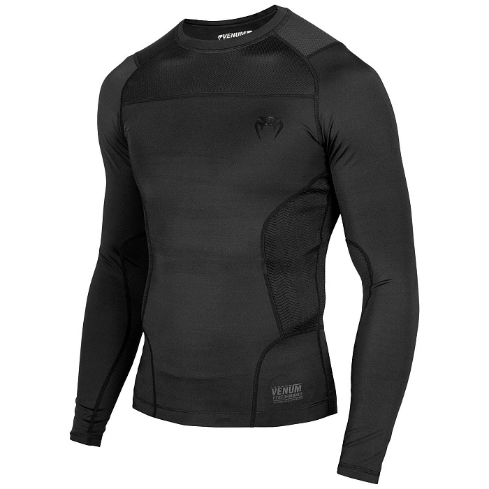 РАШГАРД VENUM G-FIT 2.0 ДЛИННЫЙ РУКАВ Black/Black