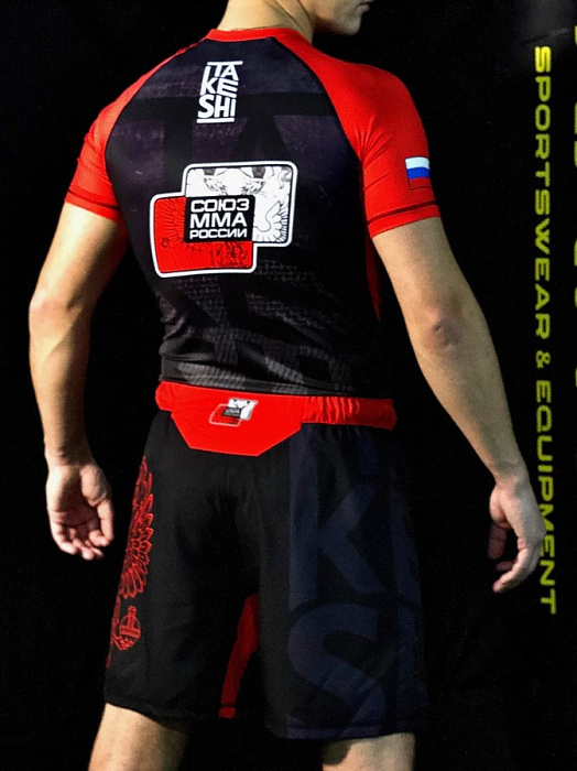 Шорты Такеши Союз ММА Red
