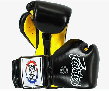 Боксерские перчатки Fairtex BGV9 Black/Yellow