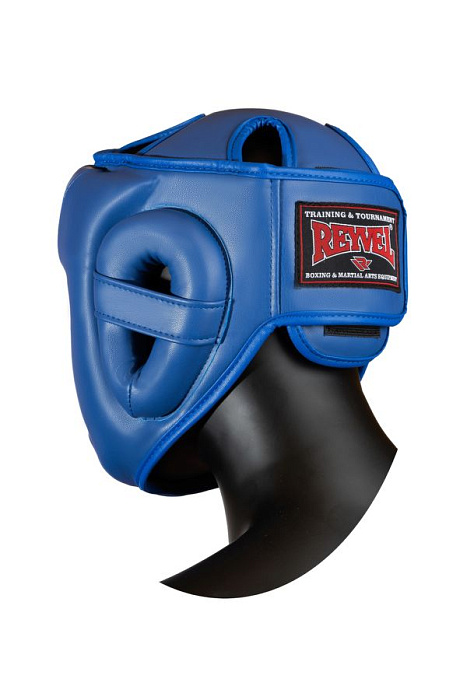 Шлем трен. винил Цветной синий