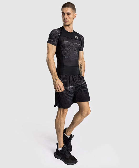Рашгард Venum G-Fit Air S/S Черный\песок