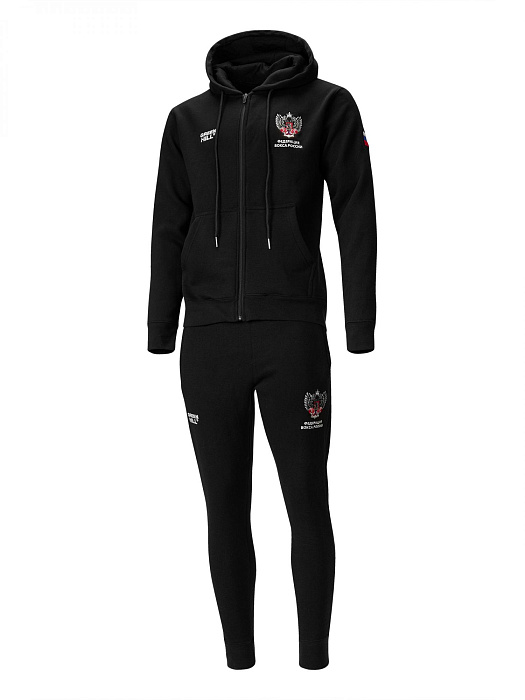 FSW-9071 Костюм спортивный Федерация Бокса России черный with FBR logo