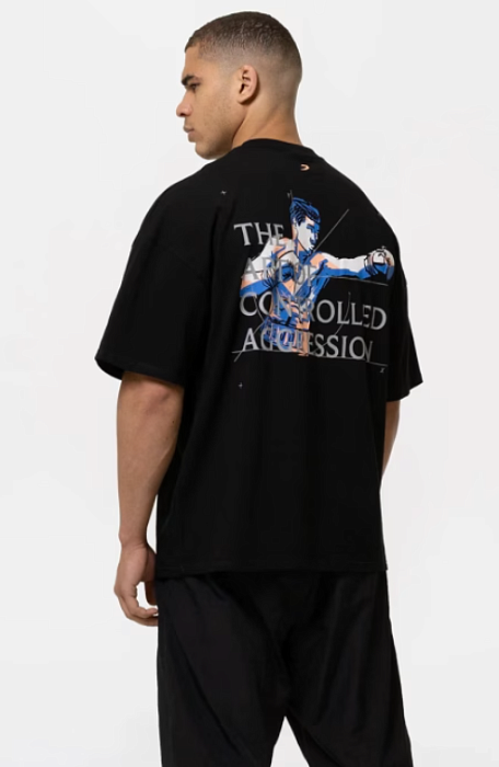 Футболка Bivol x BOXRAW Art Of Controlled Aggression Oversized