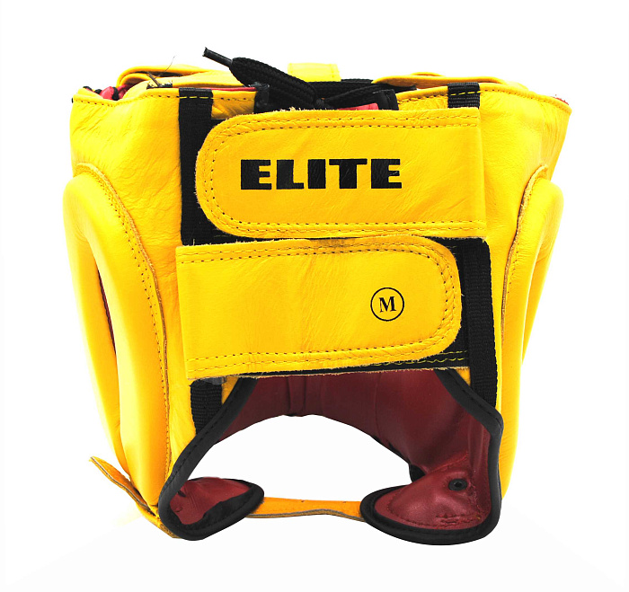 31-31 YL Kiboshu Шлем с бампером ЭЛИТА-Желтый-Кожа 