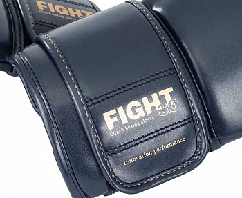 C187 Перчатки боксерские Clinch Fight 3.0 темно-синие