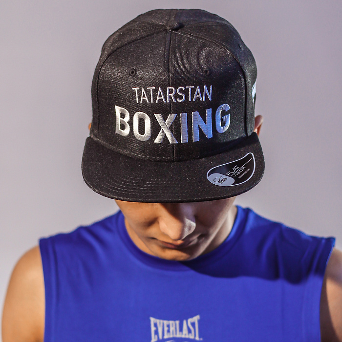 Бейсболка TATARSTAN BOXING  6 клиньев черная