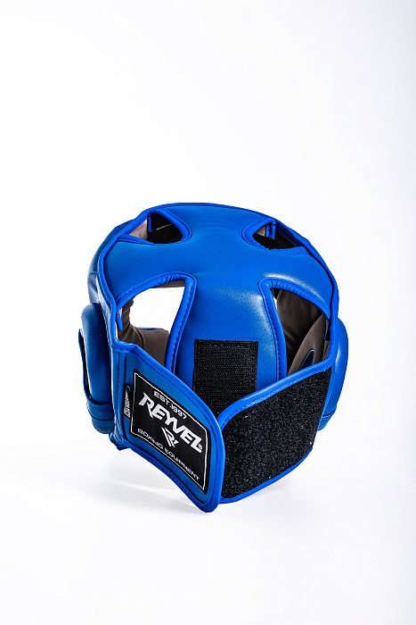 Шлем трен. винил Цветной синий