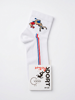 ISS0201 IMERA WRESTLING5 носки муж. белый