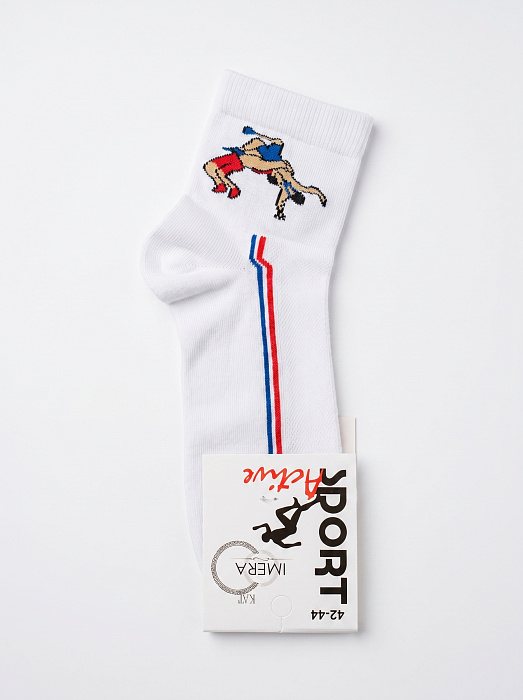 ISS0201 IMERA WRESTLING5 носки муж. белый