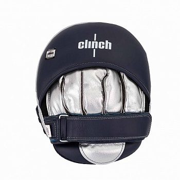 C545 Лапы Clinch Focus Mitt Aero One темносине-серебристые