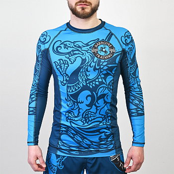 Рашгард Hardcore Training Heraldry LS синий