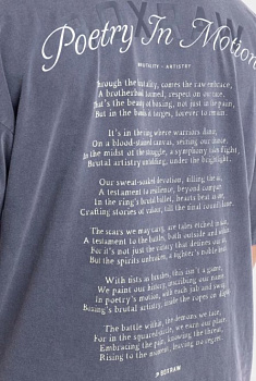 Футболка Poetry In Motion Oversized Синий