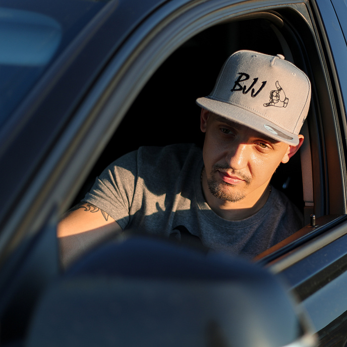 Бейсболка BJJ серая