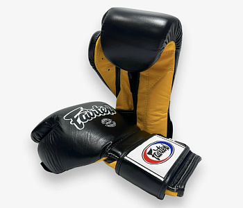 Боксерские перчатки Fairtex BGV9 Black/Yellow