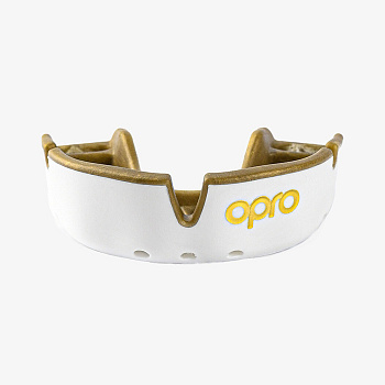 Боксерская капа Opro Gold Level White