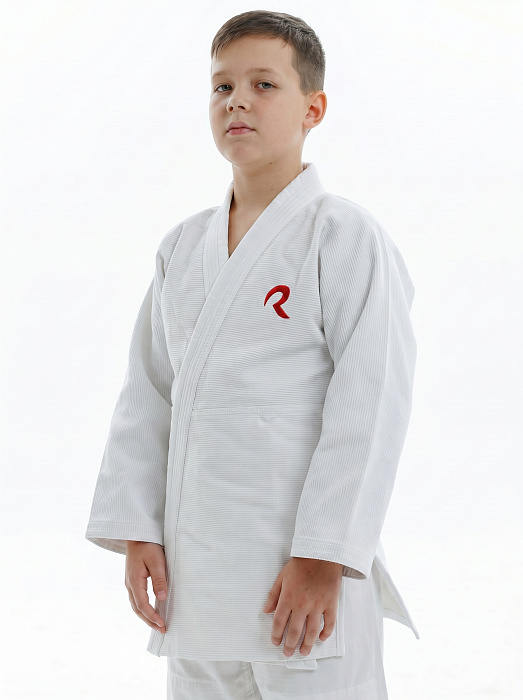Кимоно детское джиу-джитсу Puncher White (без пояса)