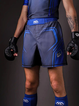 Шорты NEW ARMOR СОЮЗ ММА синий