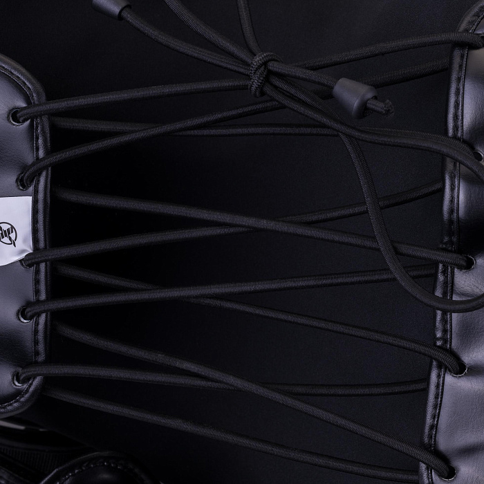 Тренерская защита бедер FIGHTEXPERT TARGET (искусственная кожа, черный/белый, 39*44*11 см)