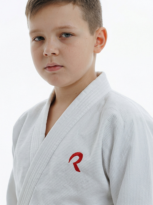 Кимоно детское джиу-джитсу Puncher White (без пояса)