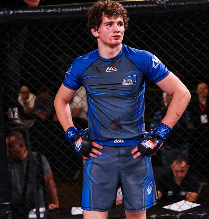 Шорты NEW ARMOR СОЮЗ ММА детские синий