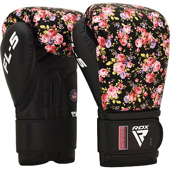 Боксерские перчатки RDX FL5 Floral Black