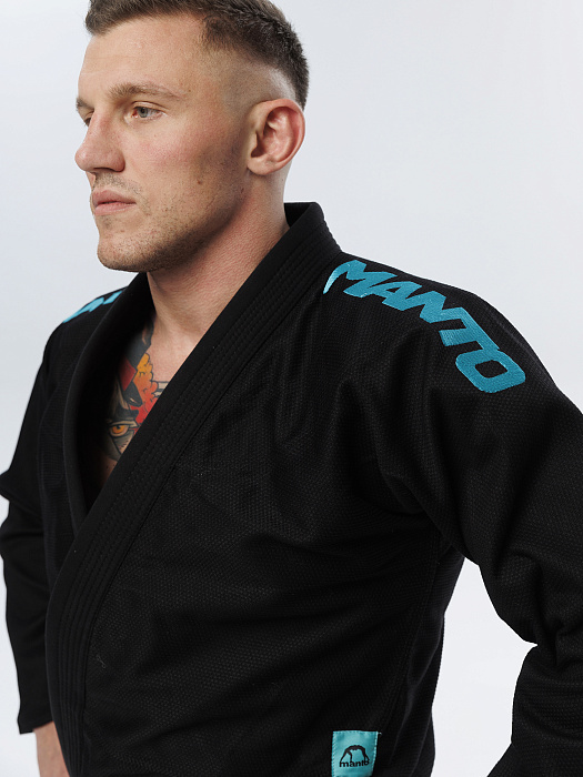 Кимоно MANTO "X5" BJJ GI black - ferozi