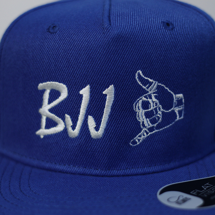Бейсболка BJJ ярко-синяя