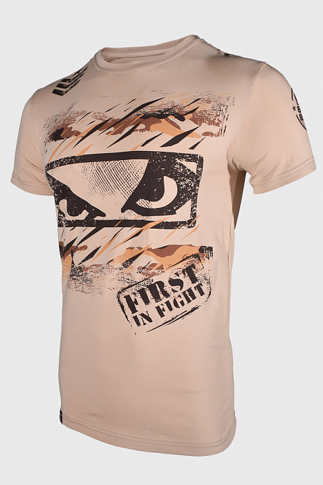 Футболка Bad Boy First in Fight Yellow\Brown