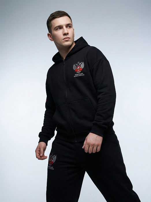 Толстовка ФБ России Черный 6.0
